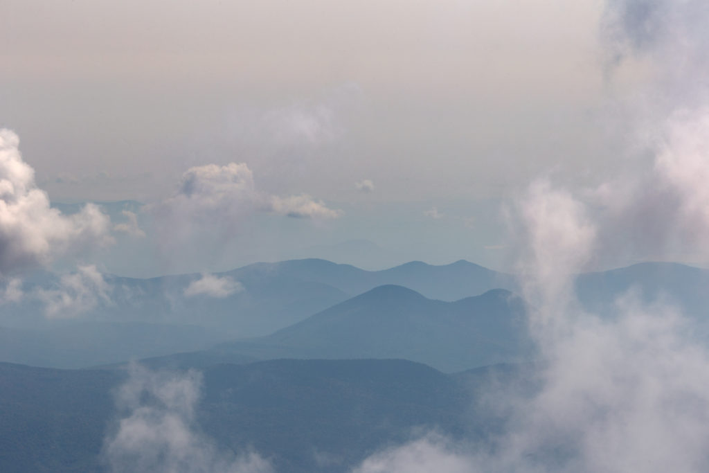 Foggy Mountain Landscape