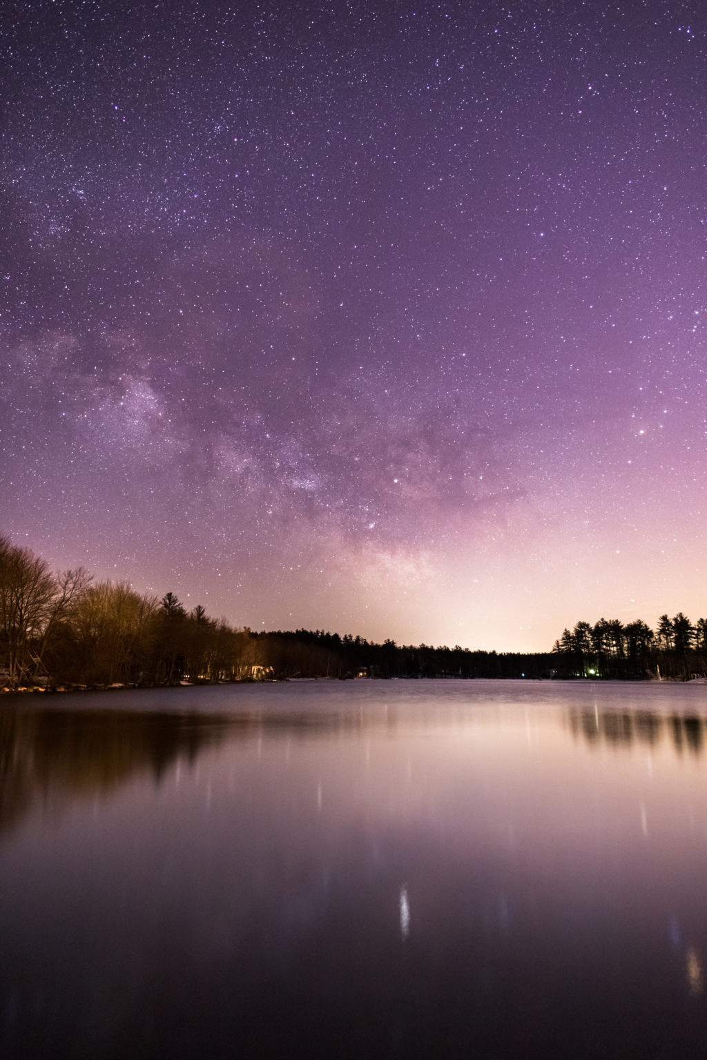 Purple Night Sky