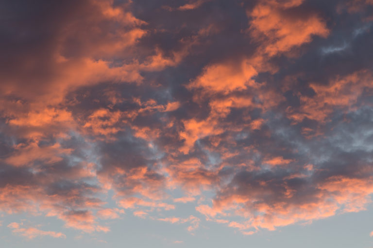 Sunset Reflected in Clouds