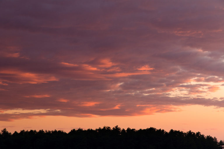 Sky at Sunset in Summer