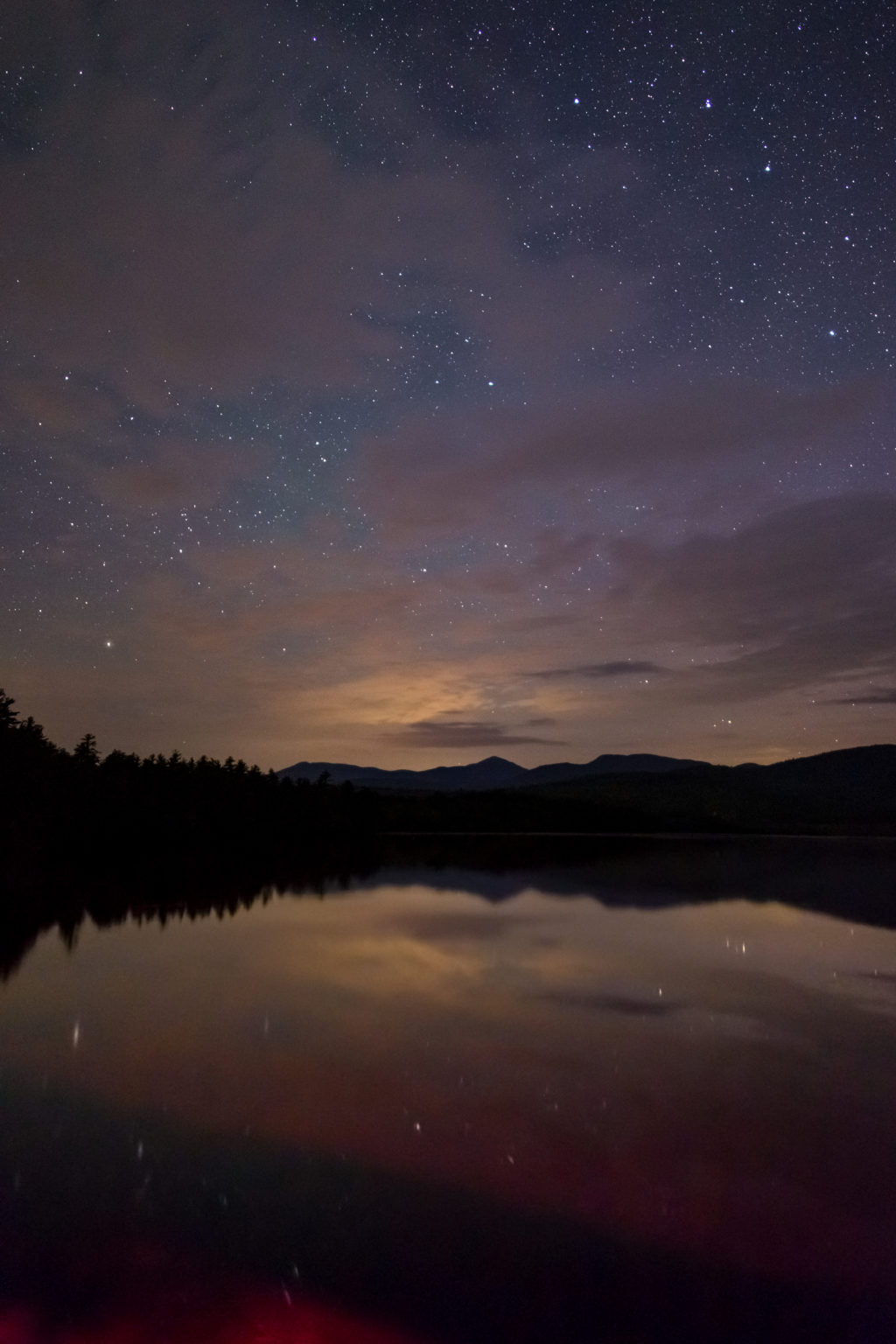 Dark Landscape Reflections