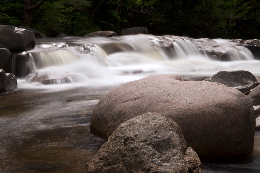 Wide Low Waterfall