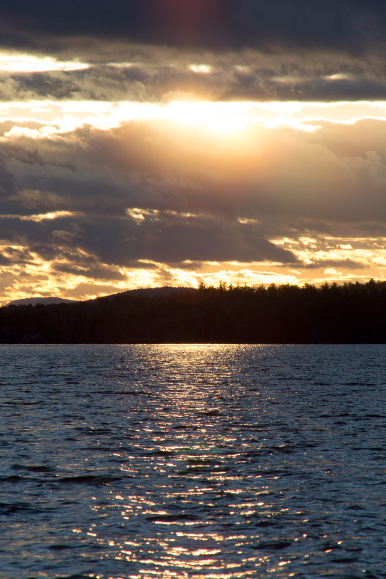 Summer Sunset Over Water