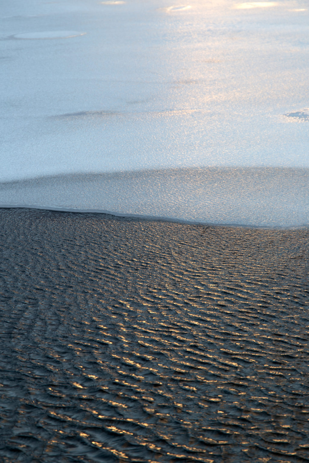 Lake Starting to Thaw