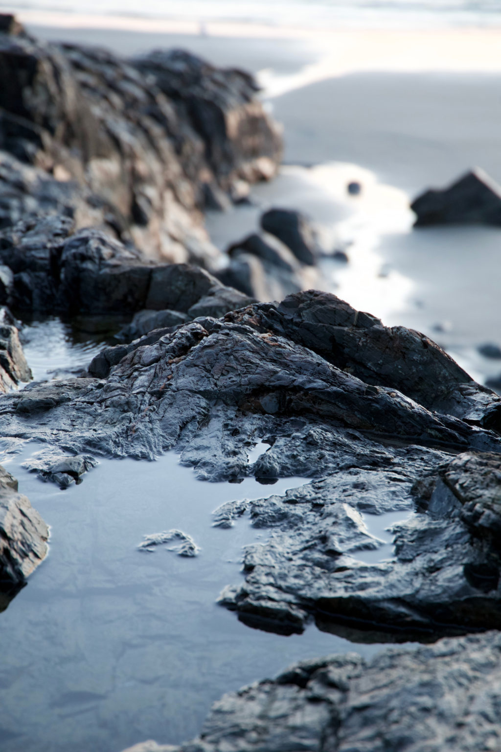 Small Rocky Pools at the Ocean’s Edge