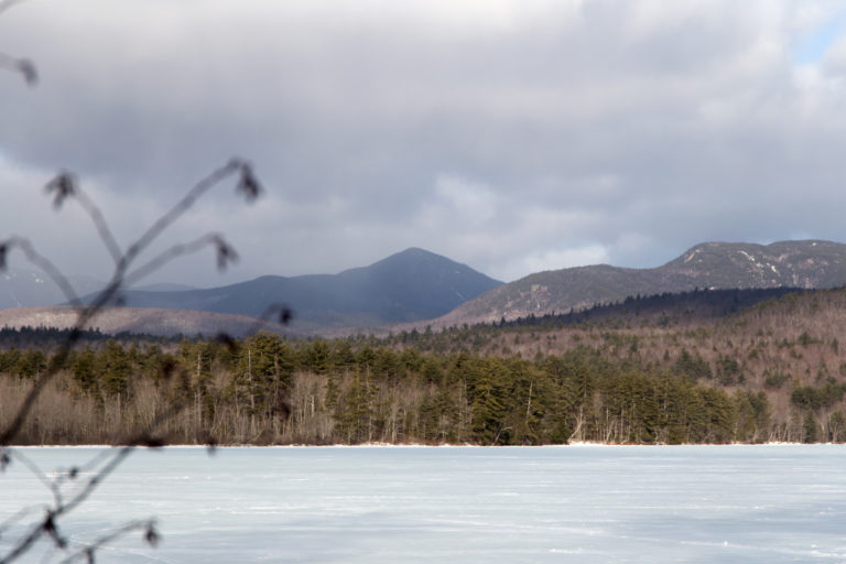 Looking Across the Frozen Lake