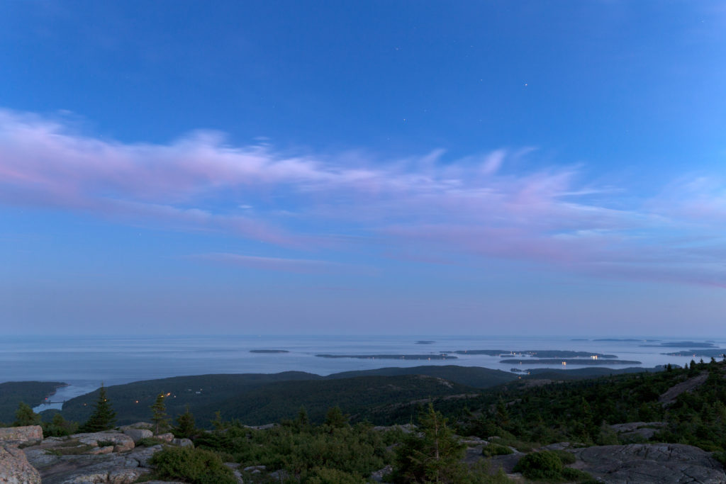 Blue Hour Over Ocean Islands