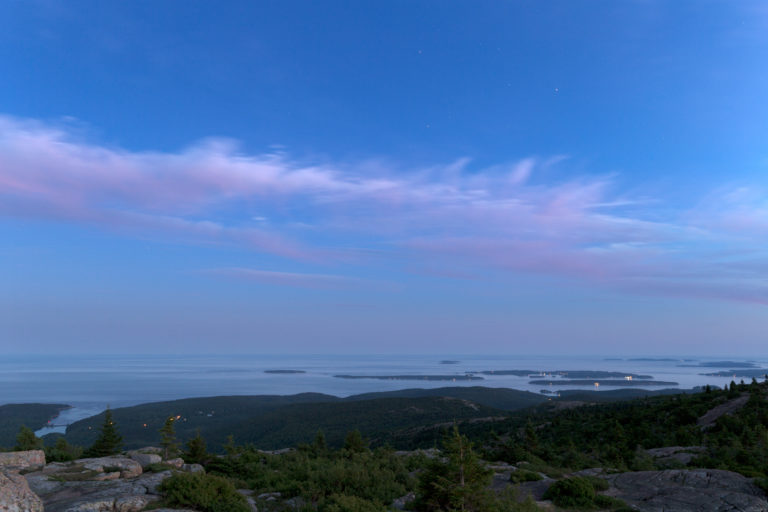 Blue Hour Over Ocean Islands