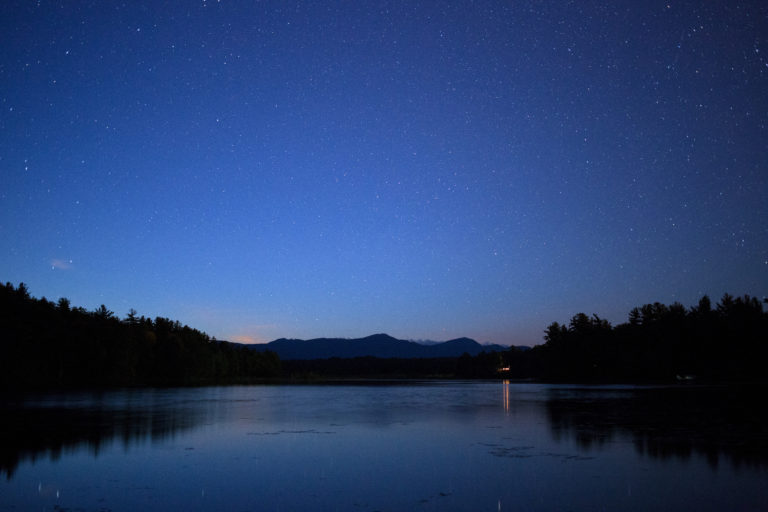 Blue Hour Lake Reflections