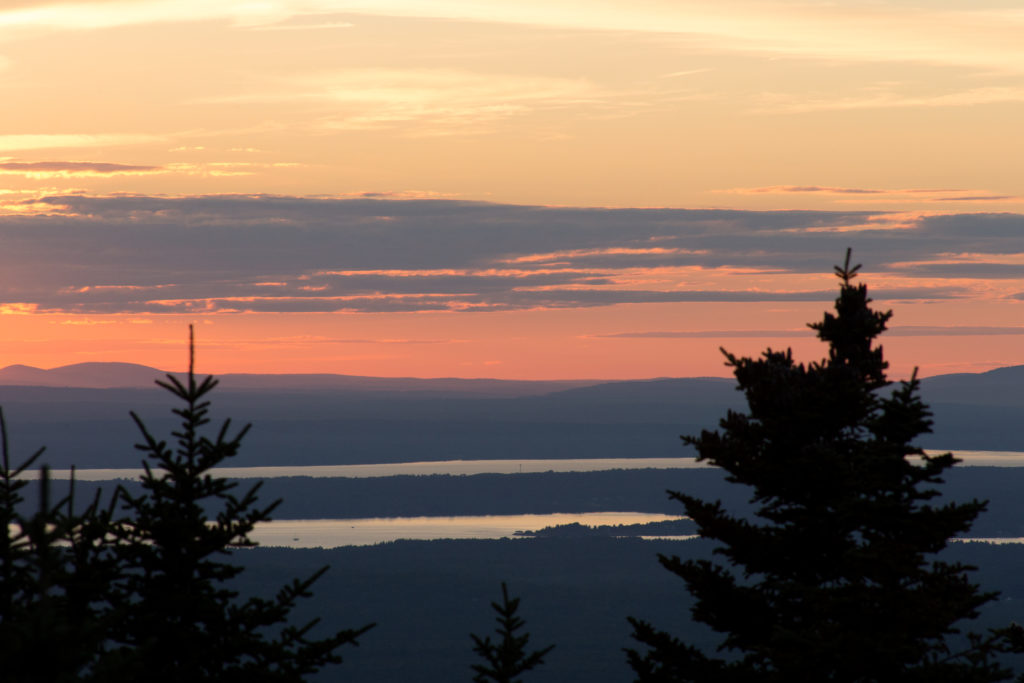 Sunset Sky Over Landscape