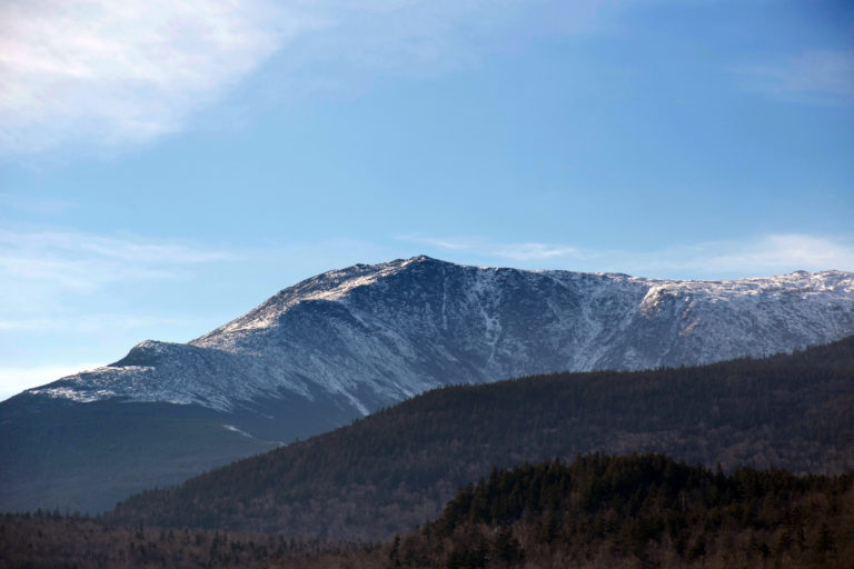 Windswept Snowy Mountains