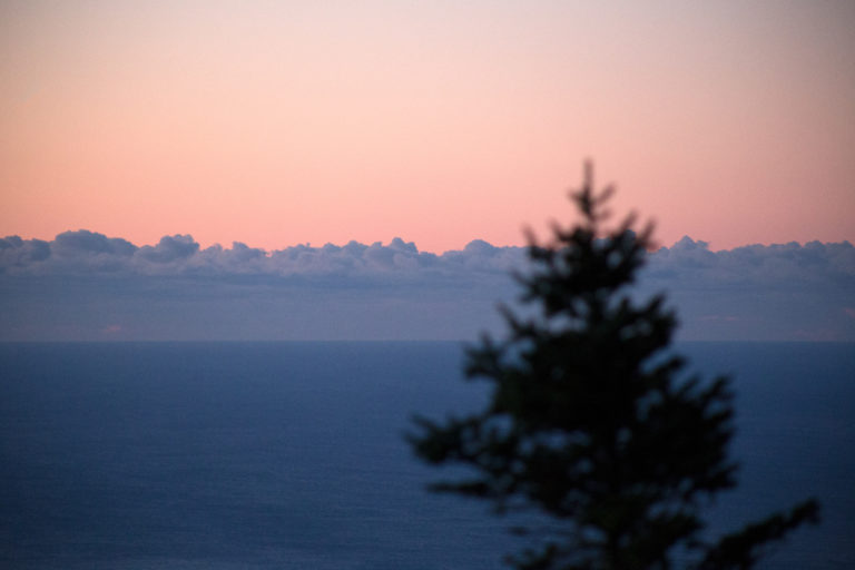 Thick Clouds on Ocean’s Edge