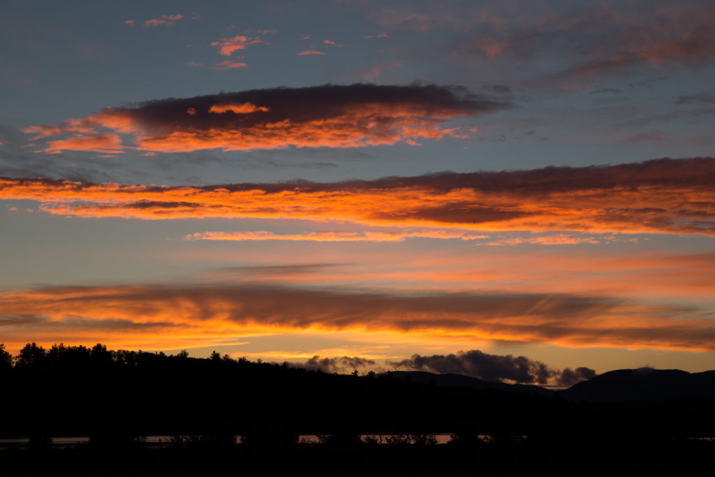 Warm Glow Over the Horizon