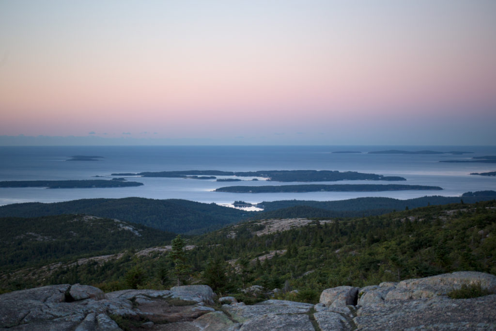 Early Sunrise From the Mountaintop