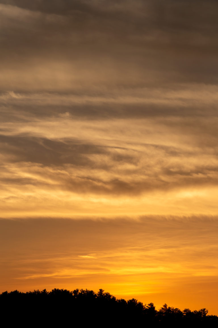 Bright Golden Sunset