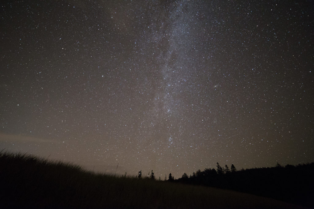 Faint Stars in the Night Sky