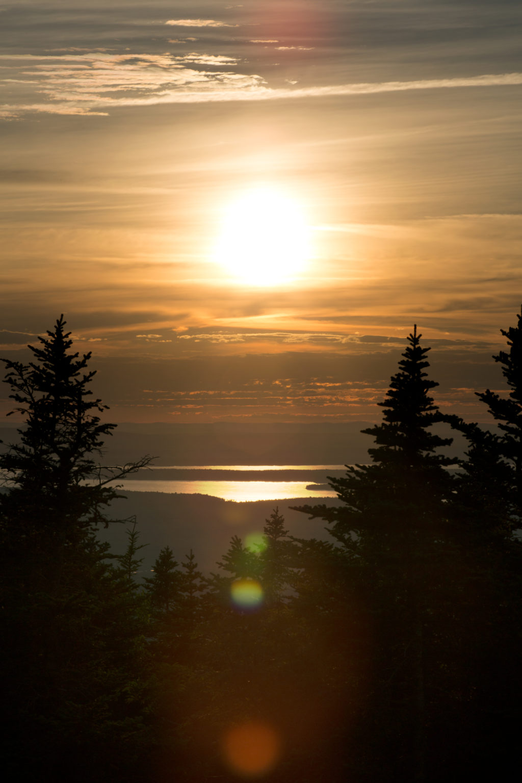 Watching the Sunset From High Vantage Point