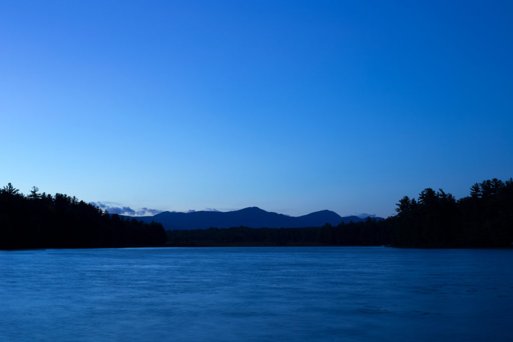 Looking Across the Lake at Dusk