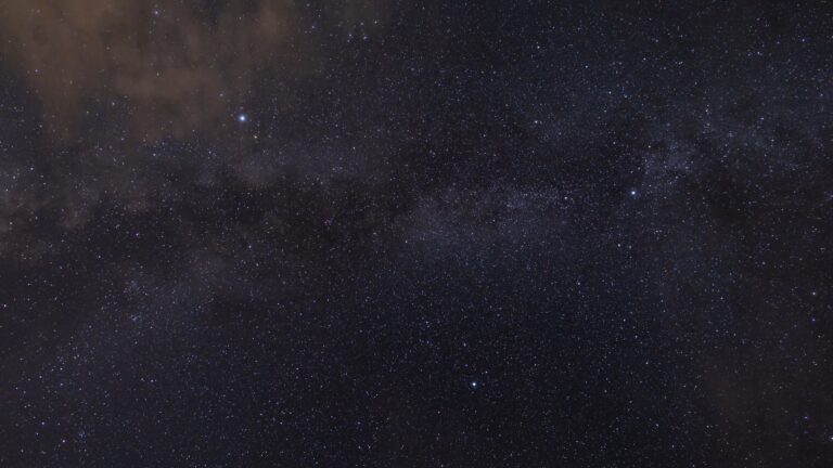 Milky Way Through the Clouds